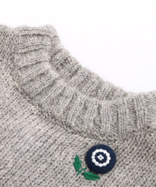 Seraph(セラフ)の「後ろ切り替えニットセーター(ニット/セーター・キッズ・マスタード/キナリ/グレー・140/120/130/90/110/100/80/95)」の14枚目の写真