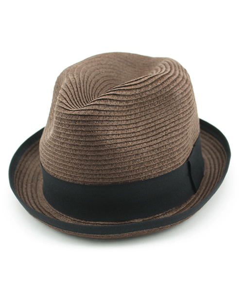 AZUL by moussy（アズールバイマウジー）の「ﾍﾟｰﾊﾟｰﾌﾞﾗｲﾄﾞﾊﾟｲﾋﾟﾝｸﾞﾊｯﾄ（ハット・メンズ・ブラック/ブラウン/ベージュ・FREE）」の2枚目の写真