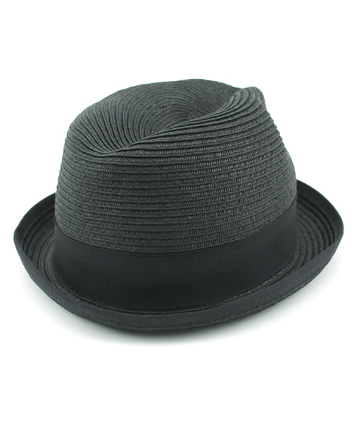 AZUL by moussy（アズールバイマウジー）の「ﾍﾟｰﾊﾟｰﾌﾞﾗｲﾄﾞﾊﾟｲﾋﾟﾝｸﾞﾊｯﾄ（ハット・メンズ・ブラック/ブラウン/ベージュ・FREE）」の5枚目の写真