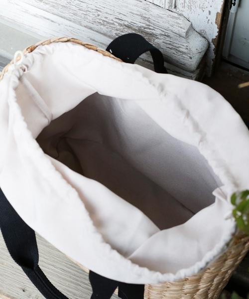 coen（コーエン）の「テープかごバッグBIG（かごバッグ・レディース・ブラック/ゴールド・FREE）」の9枚目の写真