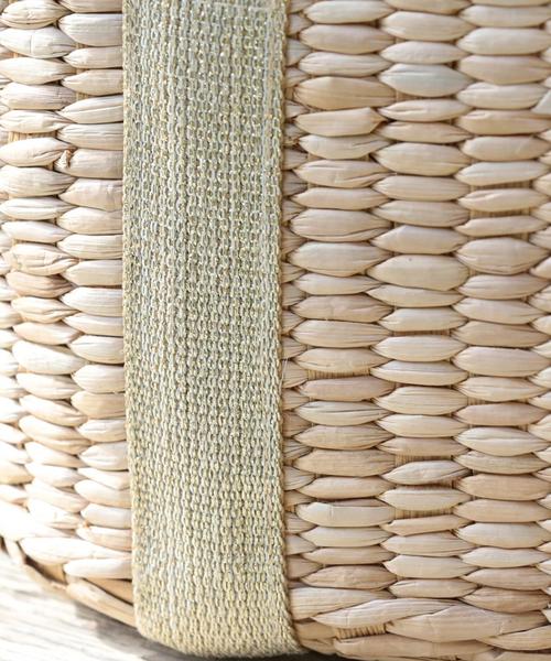 coen（コーエン）の「テープかごバッグBIG（かごバッグ・レディース・ブラック/ゴールド・FREE）」の5枚目の写真