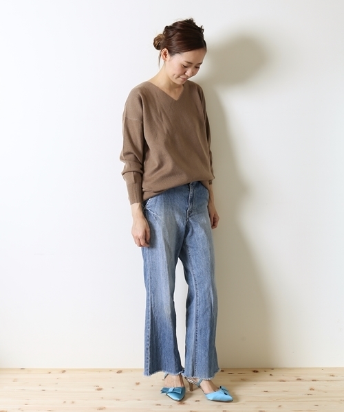 LE TALON（ルタロン）の「GRISE 6cm2WAYリボンアンクルベルト◆（パンプス・レディース・ブルー系その他/ネイビー/アイボリー/イエロー・37/36.5/37.5/36/35.5）」の14枚目の写真