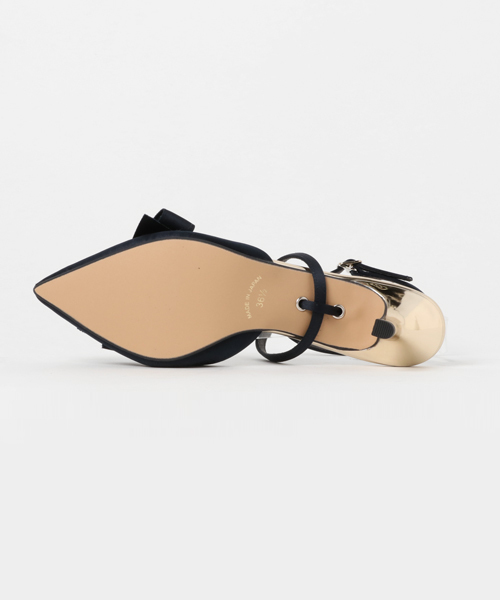 LE TALON（ルタロン）の「GRISE 6cm2WAYリボンアンクルベルト◆（パンプス・レディース・ブルー系その他/ネイビー/アイボリー/イエロー・37/36.5/37.5/36/35.5）」の6枚目の写真