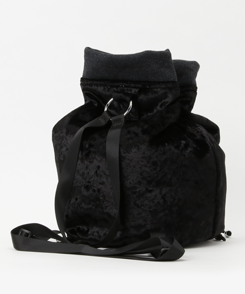 Casselini（キャセリーニ）の「【Casselini(キャセリーニ)】ベルベットスカジャンリュック（バックパック/リュック・レディース・ブルー/ブラック/ピンク・FREE）」の9枚目の写真