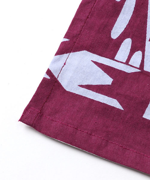 チャイハネ（チャイハネ）の「【チャイハネ】ジオメトリックカーテン178cm（インテリア雑貨・パープル/グリーン/ブラウン・FREE）」の6枚目の写真