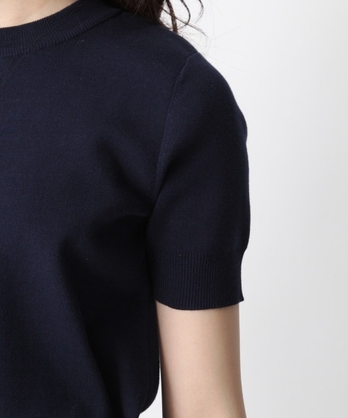 Andemiu（アンデミュウ）の「ギザコットンＴニット749042（ニット/セーター・レディース・ピンク/ホワイト/ネイビー/ブルー・FREE）」の14枚目の写真