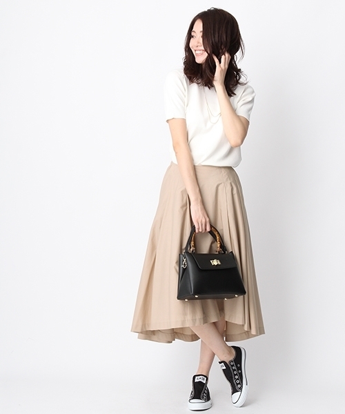 Andemiu（アンデミュウ）の「ギザコットンＴニット749042（ニット/セーター・レディース・ピンク/ホワイト/ネイビー/ブルー・FREE）」の21枚目の写真