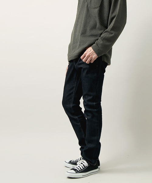 WEGO（ウィゴー）の「WEGO/【WEB限定】ストレッチデニムスキニーパンツ（デニムパンツ・メンズ・インディゴブルー/ダークインディゴブルー・SMALL/MEDIUM/LARGE）」の17枚目の写真