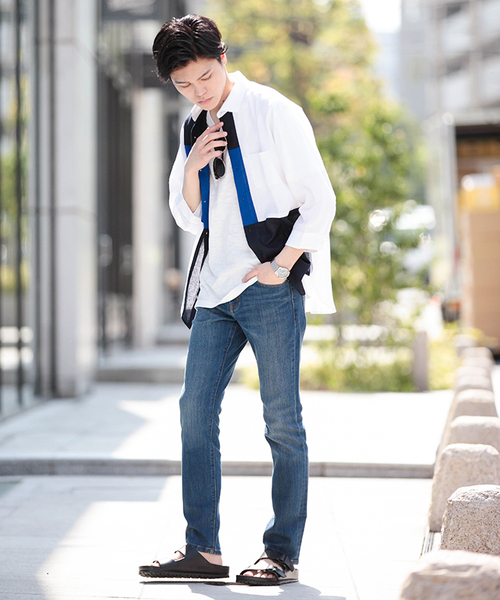 WEGO（ウィゴー）の「WEGO/【WEB限定】ストレッチデニムスキニーパンツ（デニムパンツ・メンズ・インディゴブルー/ダークインディゴブルー・SMALL/MEDIUM/LARGE）」の21枚目の写真