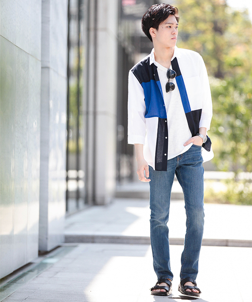 WEGO（ウィゴー）の「WEGO/【WEB限定】ストレッチデニムスキニーパンツ（デニムパンツ・メンズ・インディゴブルー/ダークインディゴブルー・SMALL/MEDIUM/LARGE）」の22枚目の写真