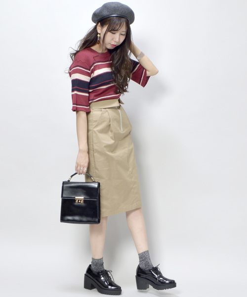 archives（アルシーヴ）の「リブプルオーバー（ニット/セーター・レディース・オフホワイト/グレー/ネイビー/レッド系その他・MEDIUM）」の13枚目の写真