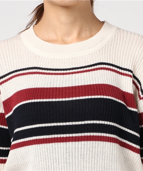 archives（アルシーヴ）の「リブプルオーバー（ニット/セーター・レディース・オフホワイト/グレー/ネイビー/レッド系その他・MEDIUM）」の9枚目の写真