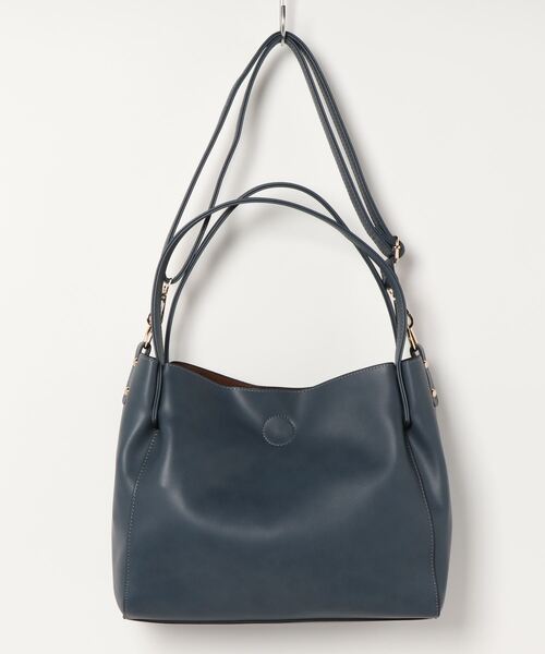 VitaFelice(ヴィータフェリーチェ)の「インナーバッグ付き2wayトートバッグ(トートバッグ・レディース・ブラック/ネイビー/アイボリー/モカ/キャメル/ワイン/グレー/マスタード/ホワイト系その他/イエロー系その他/ブルー系その他/ブラウン系その他/イエロー系その他2/グレー系その他/ブラック系その他/レッド系その他/ブルー系その他2/グリーン/グリーン系その他/ライトグレー/イエロー系その他3/グレー系その他2/ブルー系その他3/ブラウン系その他2/ブラック系その他2/ホワイト系その他2/ブロンズ/バーガンディー/ブラウン/チョコ/ベージュ系・FREE)」の20枚目の写真