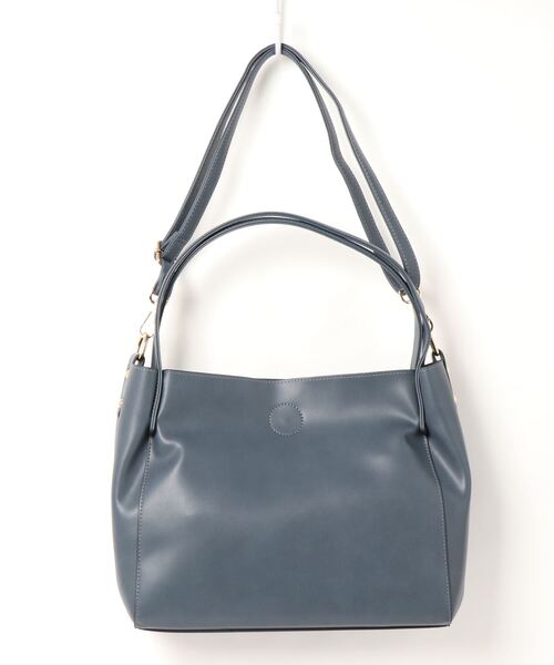 VitaFelice(ヴィータフェリーチェ)の「インナーバッグ付き2wayトートバッグ(トートバッグ・レディース・ブラック/ネイビー/アイボリー/モカ/キャメル/ワイン/グレー/マスタード/ホワイト系その他/イエロー系その他/ブルー系その他/ブラウン系その他/イエロー系その他2/グレー系その他/ブラック系その他/レッド系その他/ブルー系その他2/グリーン/グリーン系その他/ライトグレー/イエロー系その他3/グレー系その他2/ブルー系その他3/ブラウン系その他2/ブラック系その他2/ホワイト系その他2/ブロンズ/バーガンディー/ブラウン/チョコ/ベージュ系・FREE)」の21枚目の写真