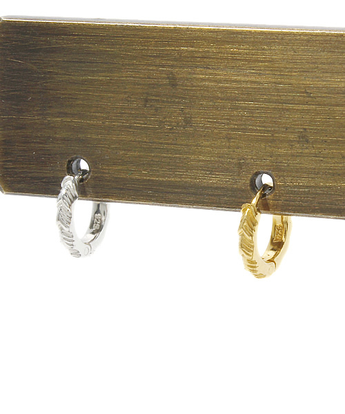 BEAUTY&YOUTH UNITED ARROWS（ビューティーアンドユースユナイテッドアローズ）の「BY リング リーフ ピアス new（ピアス（両耳用）・メンズ・その他1・フリー）」の2枚目の写真