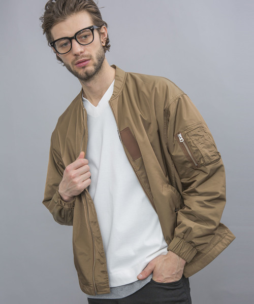 ナンバーナイン　MA-1 ジャケット　ブルゾン PRINTED MA-1 JACKET / プリント エムエーワン ジャケット