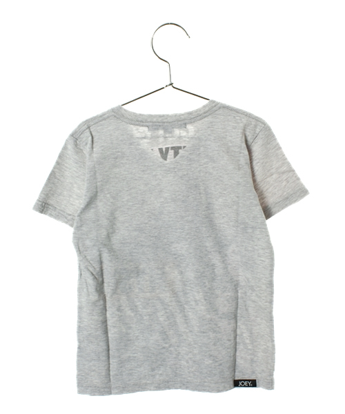 JOEY HYSTERIC（ジョーイヒステリック）の「BRING ME MUSIC pt VネックT-SH（Tシャツ/カットソー・キッズ・ホワイト/グレー・X-SMALL/SMALL/MEDIUM）」の3枚目の写真