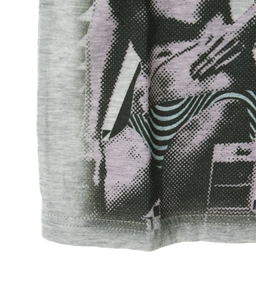 JOEY HYSTERIC（ジョーイヒステリック）の「BRING ME MUSIC pt VネックT-SH（Tシャツ/カットソー・キッズ・ホワイト/グレー・X-SMALL/SMALL/MEDIUM）」の6枚目の写真