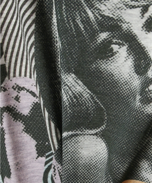 JOEY HYSTERIC（ジョーイヒステリック）の「BRING ME MUSIC pt VネックT-SH（Tシャツ/カットソー・キッズ・ホワイト/グレー・X-SMALL/SMALL/MEDIUM）」の7枚目の写真