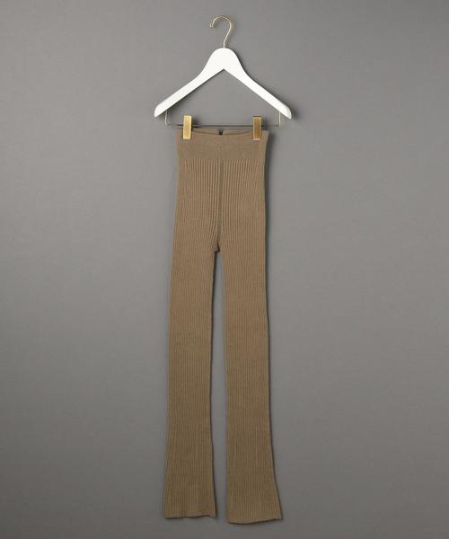 6（ロク）の「＜6(ROKU)＞RIB FLARE SPATS/スパッツ（レギンス  