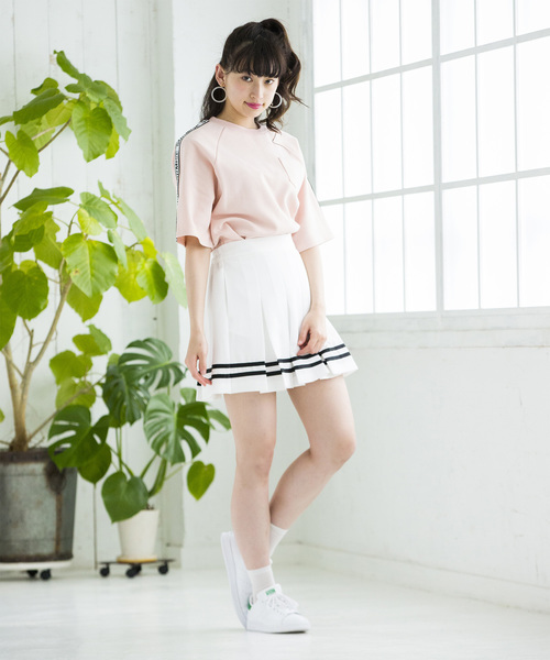 WEGO（ウィゴー）の「WEGO/ラインBOXプリーツスカート（スカート・レディース・ホワイト/ブラック/レッド・SMALL/MEDIUM）」の14枚目の写真