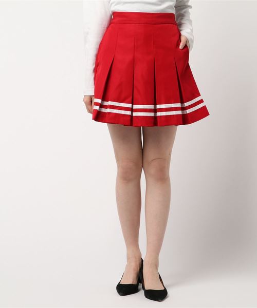 WEGO（ウィゴー）の「WEGO/ラインBOXプリーツスカート（スカート・レディース・ホワイト/ブラック/レッド・SMALL/MEDIUM）」の20枚目の写真