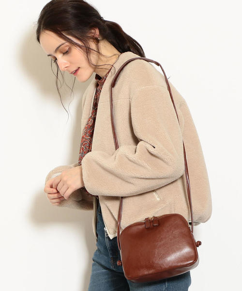 green label relaxing（グリーンレーベルリラクシング）の「SC クラシック ポシェット（ショルダーバッグ・レディース・ブラック/ブラウン/レッド/ベージュ/ピンク・FREE）」の20枚目の写真