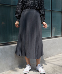 AMERICAN HOLIC | 無地プリーツロングスカート(スカート)