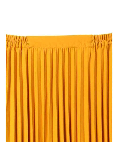 AMERICAN HOLIC（アメリカンホリック）の「無地プリーツロングスカート（スカート・レディース・杢グレー/マスタード/ブラウン/ボルドー/グリーン/ブラック・FREE）」の22枚目の写真