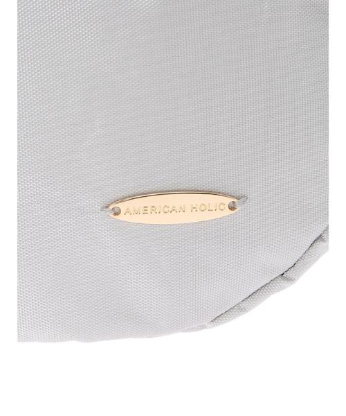 AMERICAN HOLIC(アメリカンホリック)の「ウエストポーチ*(ボディバッグ/ウエストポーチ・レディース・グレー/ブラック/ピンク/ネイビー・FREE)」の7枚目の写真