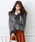 ElegChic�i�G���O�V�b�N�j�́u�t�F�C�N���[�g���V���[�g�u���]�� �W���P�b�g �t�[�h �������Ή��i�u���]���j�v�b�O���[
