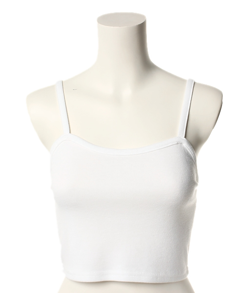 WEGO（ウィゴー）の「カラーキャミソール（キャミソール・レディース・ホワイト/グレー/ブルー/パープル・FREE）」の2枚目の写真