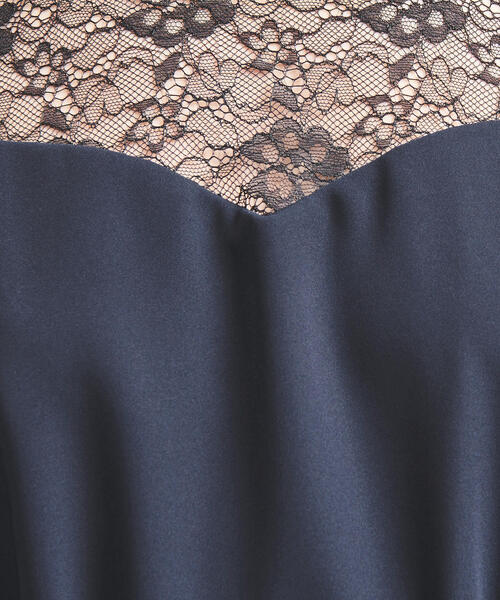 UNITED ARROWS（ユナイテッドアローズ）の「＜FLICKA（フリッカ）＞レースコンビ フレアワンピース◆（ドレス・レディース・ネイビー・0/1）」の11枚目の写真