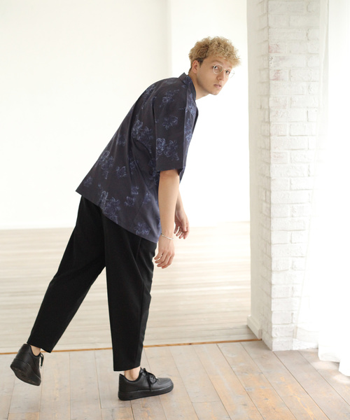 NILWAY(ニルウェイ)の「ジョーゼット リラックスバルーンパンツ【イージーケア】(スラックス・メンズ・ブラック/ベージュ/ネイビー/ブラウン/グレー/ライトベージュ/グリーン/グレイッシュベージュ/ブルーグレー・MEDIUM/LARGE)」の21枚目の写真