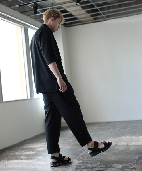 NILWAY(ニルウェイ)の「ジョーゼット リラックスバルーンパンツ【イージーケア】(スラックス・メンズ・ブラック/ベージュ/ネイビー/ブラウン/グレー/ライトベージュ/グリーン/グレイッシュベージュ/ブルーグレー・MEDIUM/LARGE)」の20枚目の写真