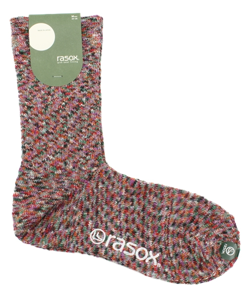 SHIPS（シップス）の「rasox: スプラッシュ ソックス（ソックス/靴下・メンズ・ライトピンク/ピンク/イエロー/ライトブルー/ブルー・LARGE/MEDIUM）」の5枚目の写真