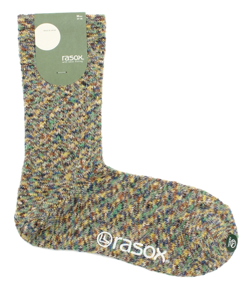 SHIPS（シップス）の「rasox: スプラッシュ ソックス（ソックス/靴下・メンズ・ライトピンク/ピンク/イエロー/ライトブルー/ブルー・LARGE/MEDIUM）」の4枚目の写真