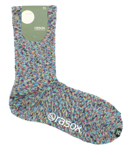 SHIPS（シップス）の「rasox: スプラッシュ ソックス（ソックス/靴下・メンズ・ライトピンク/ピンク/イエロー/ライトブルー/ブルー・LARGE/MEDIUM）」の2枚目の写真