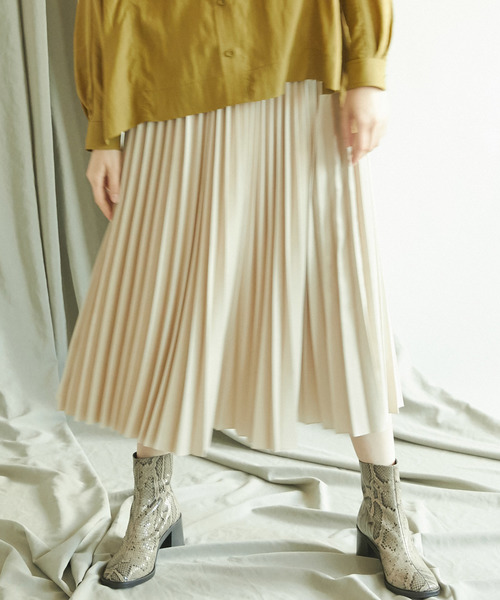 MAISON SPECIAL�i���]���X�y�V�����j�́u��BAILA 12������VERY12�����f�ځF�T�e���}�L�V�v���[�c�X�J�[�g�yMAISON SPECIAL/���]���X�y�V�����z�i�X�J�[�g�j�v�b�I�t�z���C�g