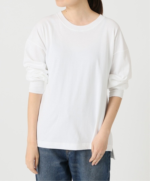 Tシャツ(長袖/七分) SLOBE IENA セール】40/2 ロングスリーブTシャツ◇（Tシャツ/カットソー）｜SLOBE