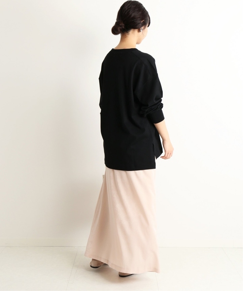 SLOBE IENA（スローブイエナ）の「40/2 ロングスリーブＴシャツ◆（Tシャツ/カットソー・レディース・ホワイト/ブラック/ベージュ/パープル系その他・FREE）」の20枚目の写真