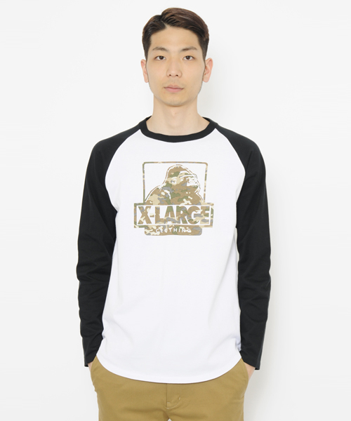 XLARGE(エクストララージ)の「L/S BB TEE MULTICAM CAMO OG(Tシャツ/カットソー・メンズ・ホワイト/アッシュグレー/ブラック・SMALL/MEDIUM/X-LARGE/LARGE)」の2枚目の写真