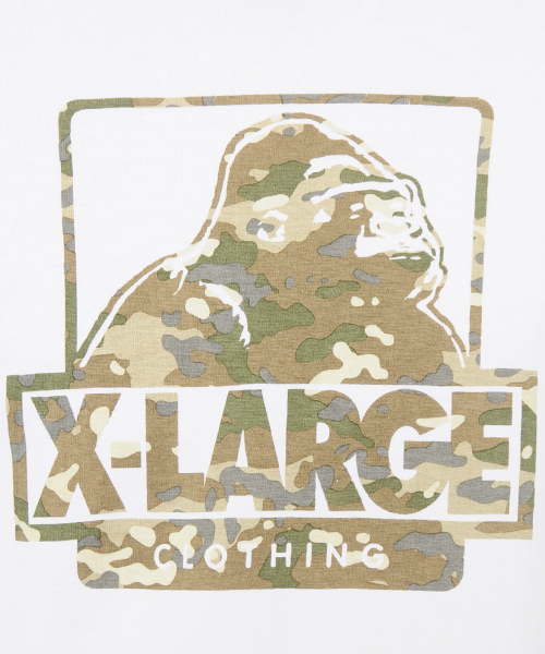 XLARGE(エクストララージ)の「L/S BB TEE MULTICAM CAMO OG(Tシャツ/カットソー・メンズ・ホワイト/アッシュグレー/ブラック・SMALL/MEDIUM/X-LARGE/LARGE)」の7枚目の写真