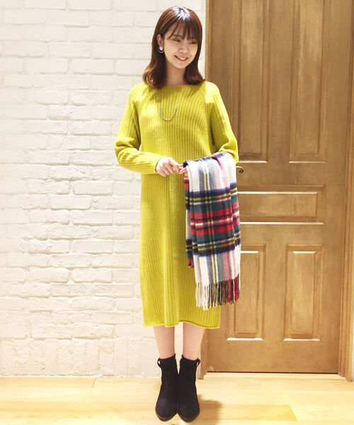 TWEED MILL(ツイードミル)の「【TWEED MILL/ツイードミル】チェック大判ストール(ストール/ショール・レディース・ホワイト系その他2/グレー系その他/ブラウン系その他/ブルー系その他/イエロー系その他/レッド系その他・FREE)」の19枚目の写真