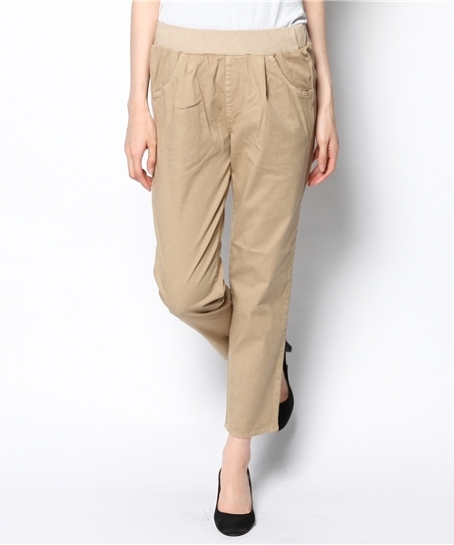 PUAL CE CIN（ピュアルセシン）の「チノパギンス（その他パンツ・レディース・マスタード/ネイビー/カーキ/ベージュ/オフホワイト/ライトベージュ/グレー/サックスブルー/ブルー/グリーン・FREE）」の4枚目の写真
