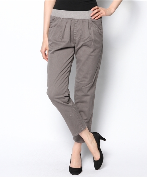 PUAL CE CIN（ピュアルセシン）の「チノパギンス（その他パンツ・レディース・マスタード/ネイビー/カーキ/ベージュ/オフホワイト/ライトベージュ/グレー/サックスブルー/ブルー/グリーン・FREE）」の3枚目の写真