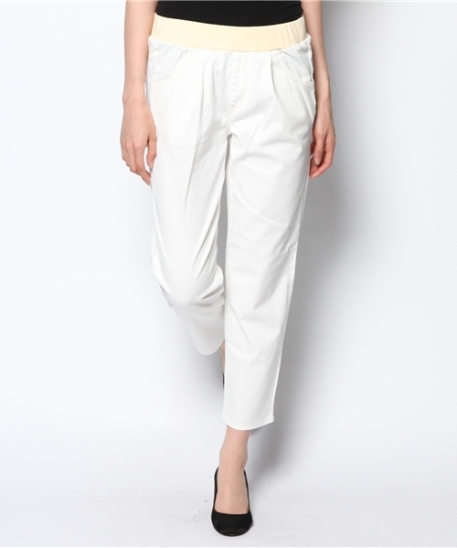 PUAL CE CIN（ピュアルセシン）の「チノパギンス（その他パンツ・レディース・マスタード/ネイビー/カーキ/ベージュ/オフホワイト/ライトベージュ/グレー/サックスブルー/ブルー/グリーン・FREE）」の2枚目の写真