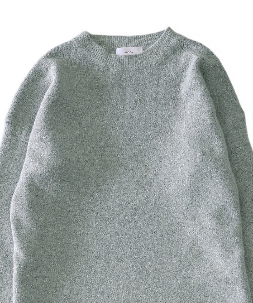 select MOCA(セレクトモカ)の「Uネックウールニットロングワンピース/リブ袖&裾シンプルマキシニットワンピース(ワンピース・レディース・ブラウン/ミント/チャコール・FREE)」の21枚目の写真