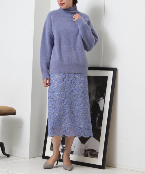 Tiara(ティアラ)の「Aラインレーススカート(スカート・レディース・ホワイト/ブルー/ブラック・S/M/L)」の5枚目の写真