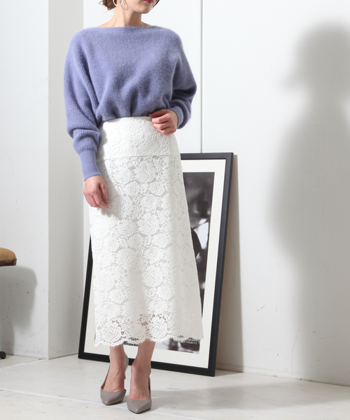 Tiara(ティアラ)の「Aラインレーススカート(スカート・レディース・ホワイト/ブルー/ブラック・S/M/L)」の11枚目の写真